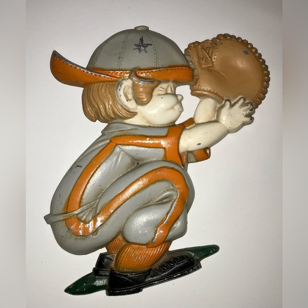 Vintage Set of 3 Sexton baseball kids wall decor